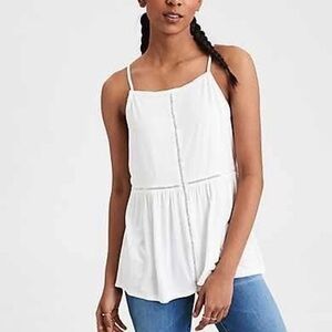 2018 American Eagle Outfitters White Tank Top